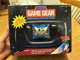 SEGA Game Gear RARE SONIC video game system bundle 100% CIB complete NEEDS RECAP
