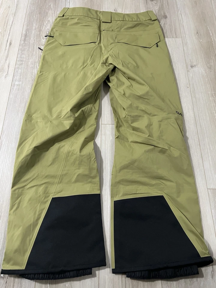 DAKINE Sender Stretch 3L Hose Herren Gr. M Grün Recco 20k Stretch Kordelzüge. - Bild 2 von 4