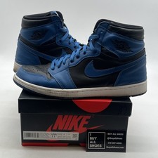 Size 11.5 - Air Jordan 1 Retro OG High Dark Marina Blue (555088-404)