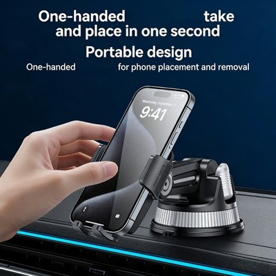 Adjustable Car Truck Phone Holder Cellphone Holder Dashboard Mount Stand