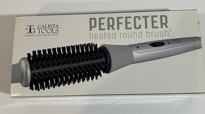 Calista Tools Perfecter Heated Round Brush Styler Curling Iron New In Box