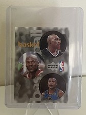 1997-98 Upper Deck Italian Stickers #210 Michael Jordan Chicago Bulls Card