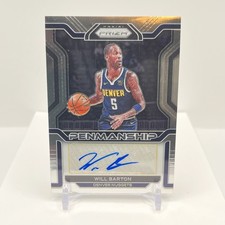 2021-22 Panini Prizm - Penmanship Auto Will Barton #PM-WBT Nuggets