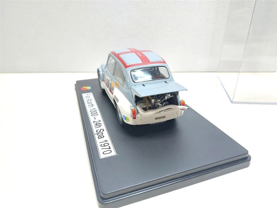 Fiat Abarth 1000 - 24h Spa del 1970 - 1/24 Artigianale base Hachette - Immagine 3 di 4