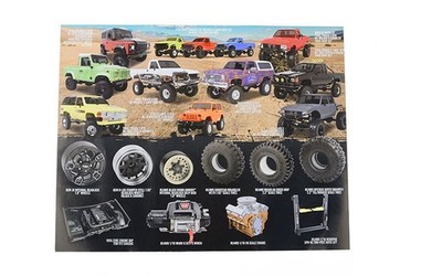 RC4WD 2022 Tri-Fold Z-L0002 Broschüren Promotion Informationsblatt UK x25