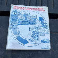 1987 1988 GM Special Exchange Policy Procedures Binder Chevrolet Camaro Corvette