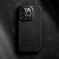 Original Melkco for iPhone 17 16 Pro Max Back Cover Oil Wax Genuine Leather Case