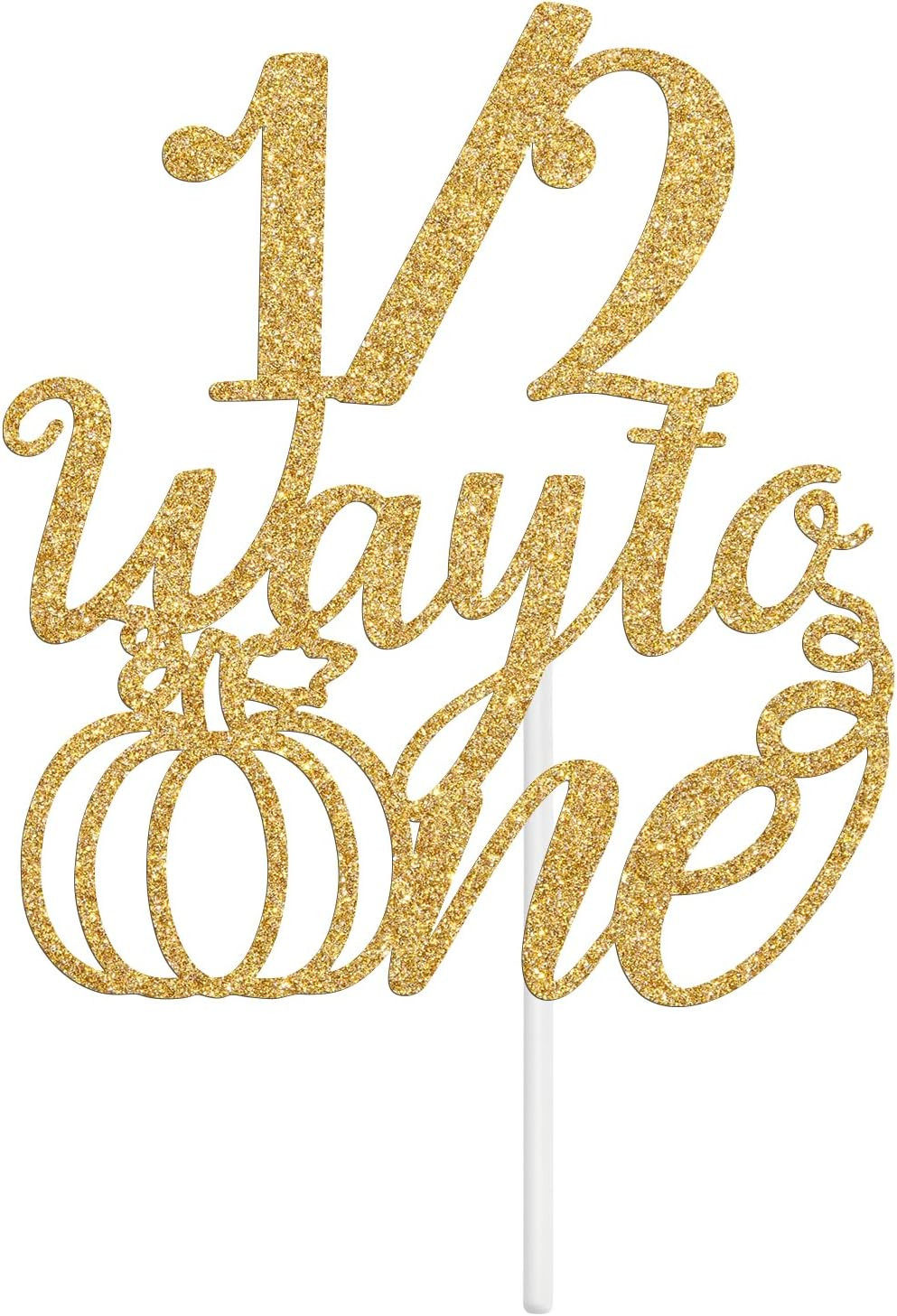 1/2 Way to One Cake Yopper, Happpy 6 Months, Fall Thanks Giving Pumpkin Theme Ba