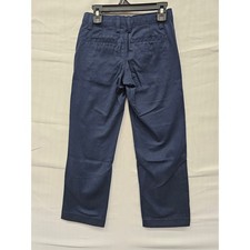 Cat Jack Boys Straight Fit School Uniform Pants Blue Reinforced Knee Size 6