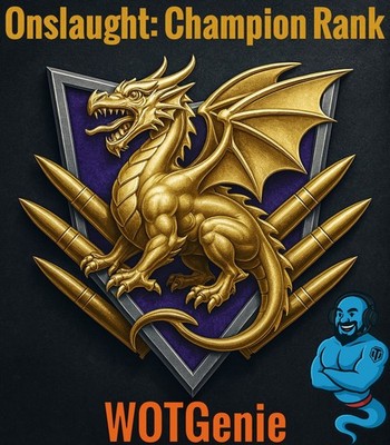 WoT / World of Tanks / Onslaught Champion Rank 2026 / EU/NA.