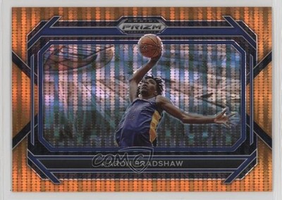 2023 Panini Prizm Draft Picks Orange Pulsar Variations 43/49 Aaron Bradshaw 1c3k