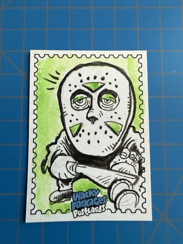 2023 Topps Flashback Sketch Card Wacky Packages April Fools Edition Rarely
