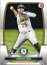 2023 Bowman #61 Jordan Diaz Athletics RC