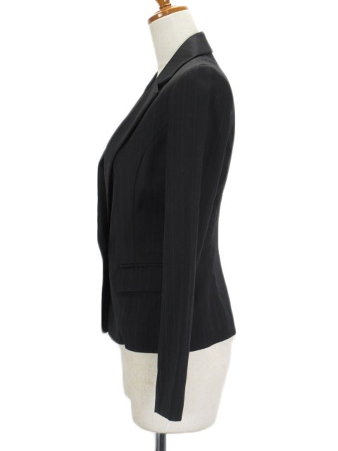 NATURAL BEAUTY BASIC Jacket Tailored Striped Wool… - image 2