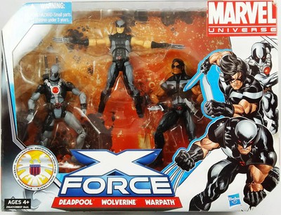 Marvel Universe Multi-Pack - X-Force: Deadpool, Wolverine, Warpath