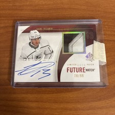 2020-21 SP AUTHENTIC GABE VILARDI RETRO FUTURE WATCH AUTO PATCH /99 On Card Auto