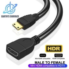Mini / Micro HDMI Cable 4K 60Hz HDMI to HDMI female adapter cable
