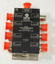 GPS Netwroking HIALDCBS1X8-N 1-input - 8-output GNSS/GPS Active Antenna Splitter