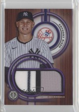 2025 Topps Tribute Single Player Dual Relics Purple 19/50 Anthony Rizzo 0x5t