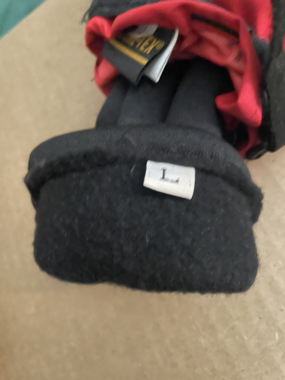 Outdoor Research OR Basic Red Mitt Shell Gore-Tex… - image 3