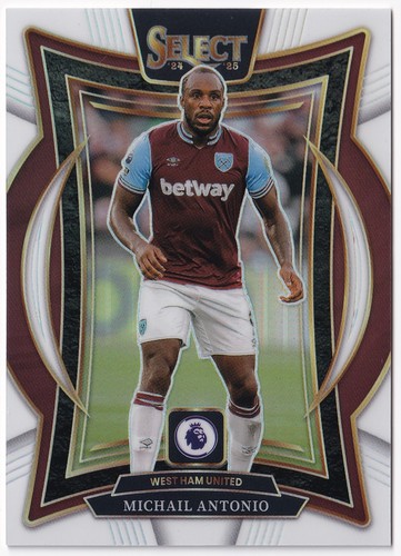 Panini Premier League Select 2024-25 Michail Antonio /20 White Prizm