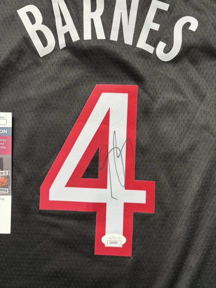Scottie Barnes Signed Autographed Toronto Raptors Classic Jersey JSA Authentic - Image 4 of 4
