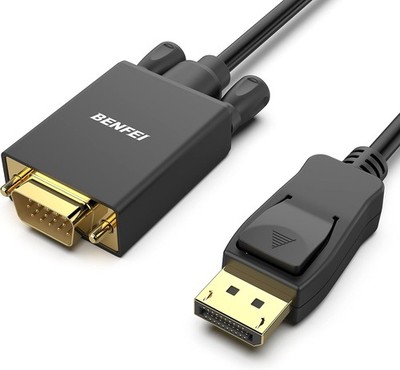 BENFEI DisplayPort auf VGA Kabel 1,8M, Unidirektional DP DisplayPort Computer to