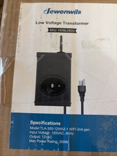 DEWENWILS 300W Metal Low Voltage Transformer ...