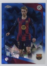 2025-26 Topps Chrome UEFA Club Competitions Sapphire Frenkie de Jong #135 14mf