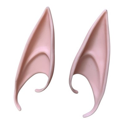 2PCS Latex Elf Ears Cosplay Ear Fairy Pixie Role Play Costume Manga Anime Props