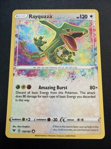 Rayquaza 138/185 Swsh04: Vivid Voltage Holo