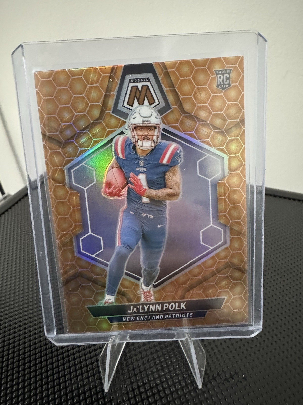 2024 Panini Mosaic - Rookies Ja'Lynn Polk #337 Honeycomb Prizm (RC)