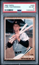 1962 Topps #425 Carl Yastrzemski PSA 6 Boston Red Sox  (2628)
