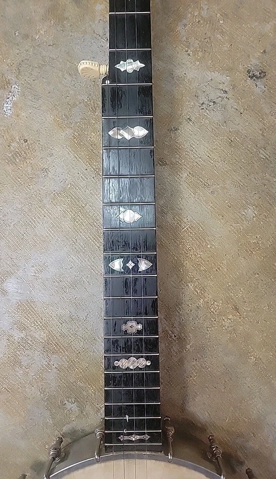 Rare late 1800's - 1900's George Washburn 5-String Open Back Banjo - Image 4 of 4