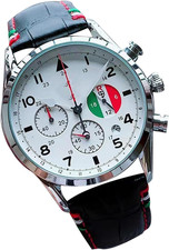 Orologio Da Polso Da Uomo Impermeabile Con Cinturino in Pelle, Meccanico, Cassa 