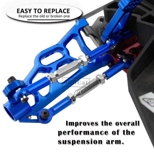 Suspension A-Arms & Tie Bar Upgrade Parts for 1/10 Slash 2WD VXL,4PCS Aluminu... - Picture 4 of 7