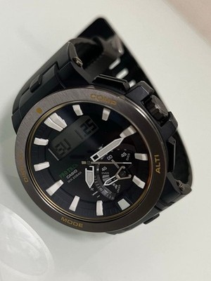 Casio PRW 7000-1BJF Pro Trek Solar Radio Watch Timepiece Stainless Steel