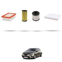 Hoffcar Set Service - 4 Filter Kompatibel Mit Renault Clio V 1.5 Blue DCI 100