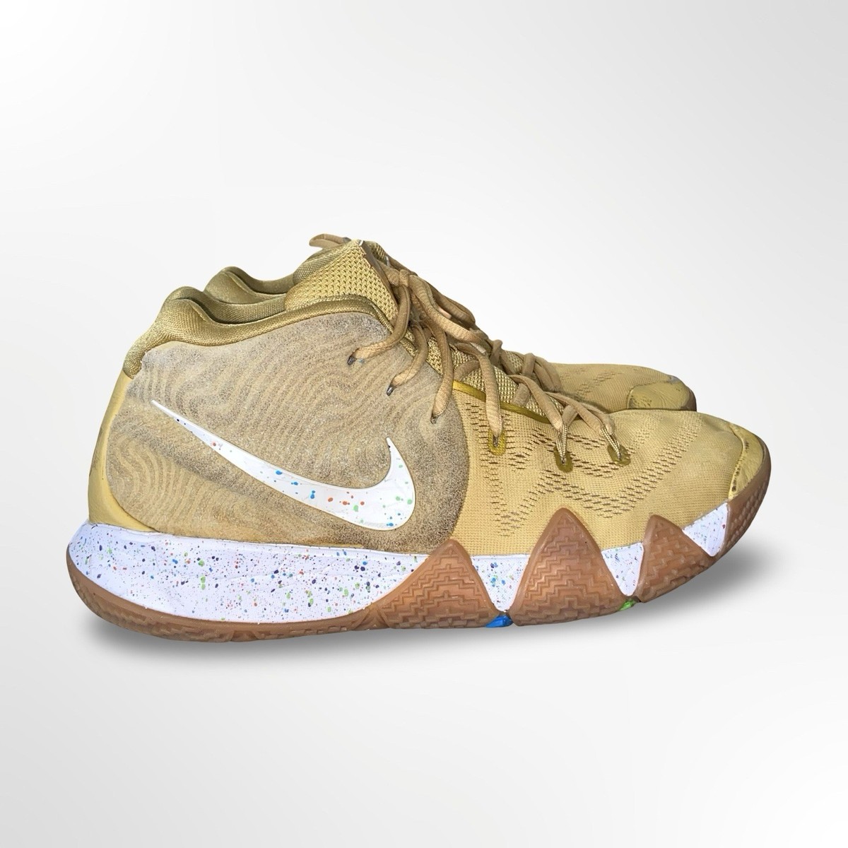 Nike Kyrie 4 Cinnamon Toast Crunch Shoes Mens 10.5 Basketball