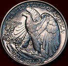 Uncirculated 1943 Philadelphia Mint Silver Walking Liberty Half — photo 2