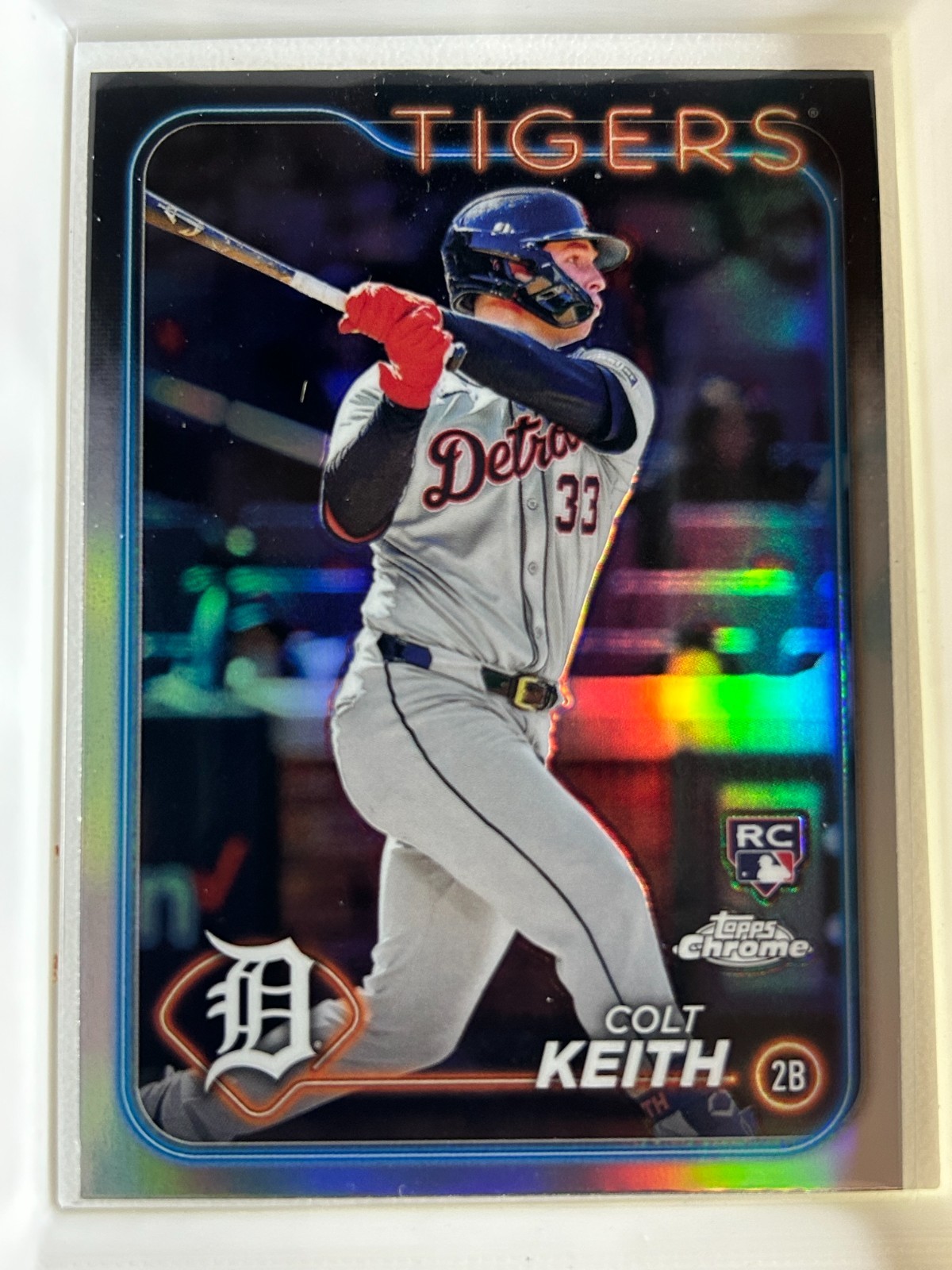 2024 Topps Chrome - Colt Keith #2 Refractor (RC) - Tigers