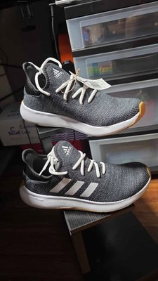 Size 8 - Adidas Cloudfoam Pure Heather White