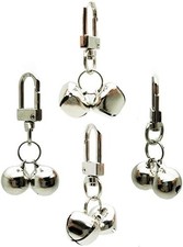 4 PCS Pet Small Bells Collar Pet Ornament Bell Training Pendants Jewelry Pet Cat