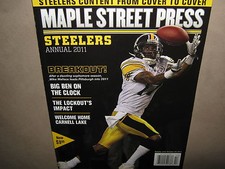 MSP Maple Street Press PITTSBURGH STEELERS Annual 2011 Carnell Lake Mike Wallace