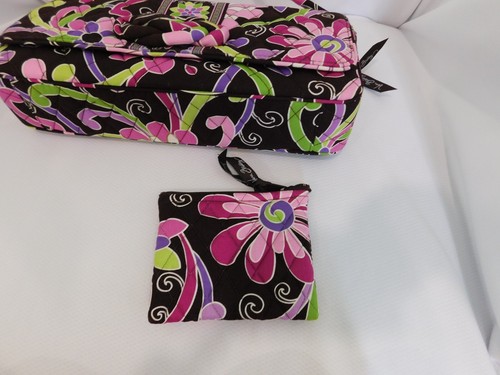 VERA BRADLEY Purse - Knot Just a Clutch NWT - Purple Punch & Zip Coin Case Too - Picture 6 of 7