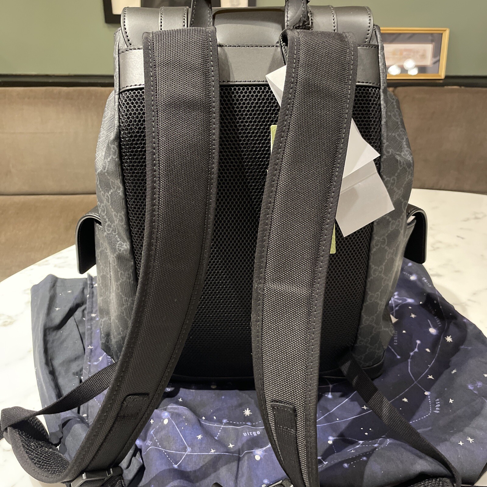 GUCCI GG Supreme Canvas Backpack Black eBay