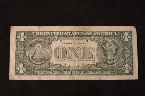 [27 settembre 1974] BANCONOTA COMPLEANNO UN DOLLARO FANTASIA SN L 19749270 L - Foto 3 di 3