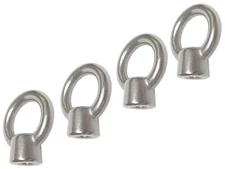 1/2" Stainless Steel Lifting Eye Nut UNC Thread Marine Attachment Rigging 4 PCS
