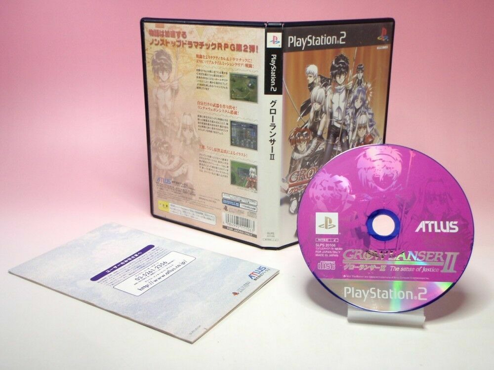 Growlanser 2 – PlayStation 2, Import Japon, Neuf Sous Blister