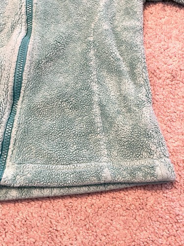 the north face Fleece jacket girls size 6 XS Teal Green Full Zip Closure Winter - Picture 15 of 23